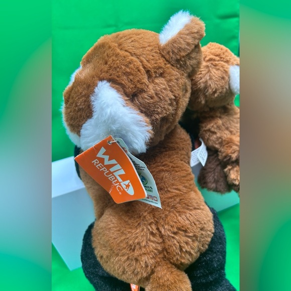 Wild Republic Bundle Of 2 Red Panda EcoKins Plush Soft Stuffed Zoo Animal Toy - Picture 12 of 14